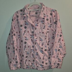 Simple Pleasure Flannel Button Up Pajama Set